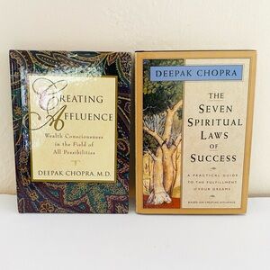 DEEPAK CHOPRA BOOKS 2 HARDCOVER GRADUATION GIFT